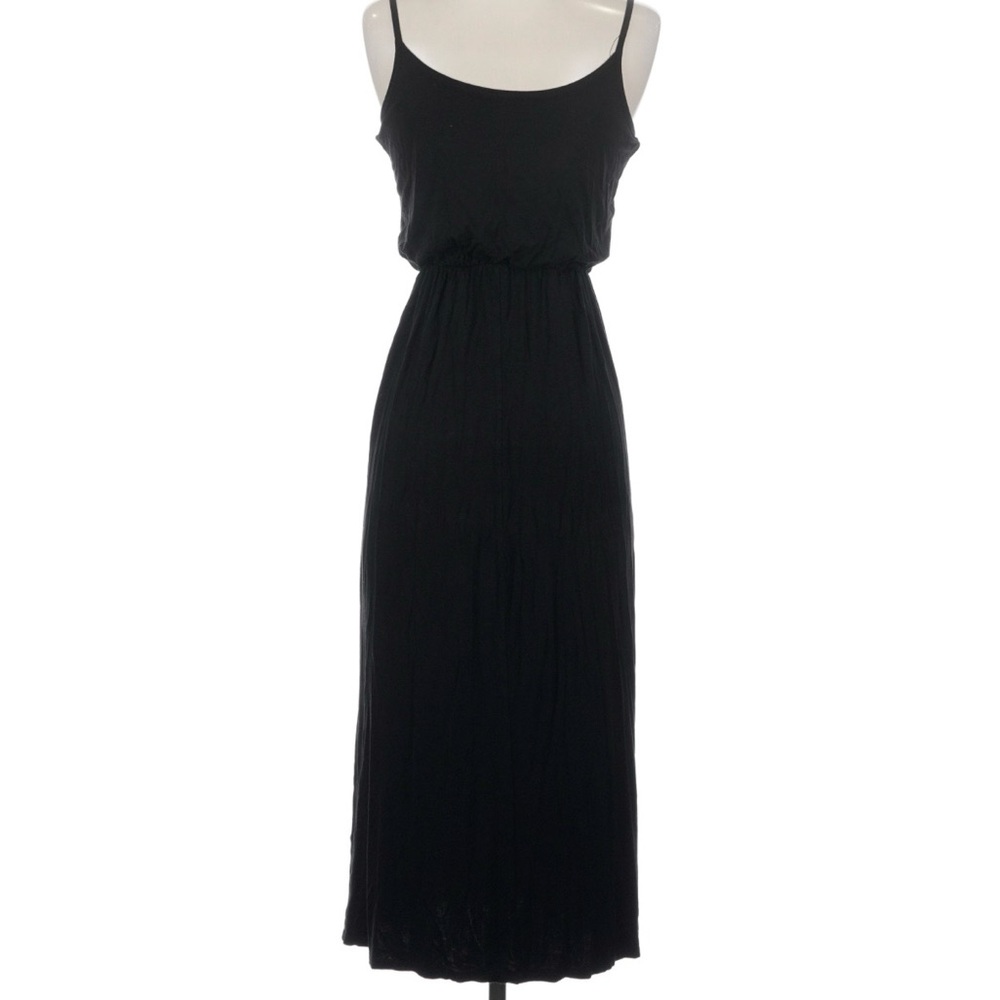 Olivia Rae Black Sleeveless Maxi Dress with Spaghetti Straps